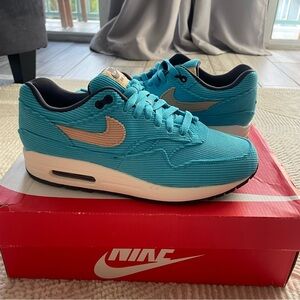 Nike Air Max 1 Premium Baltic Blue Corduroy Sneakers